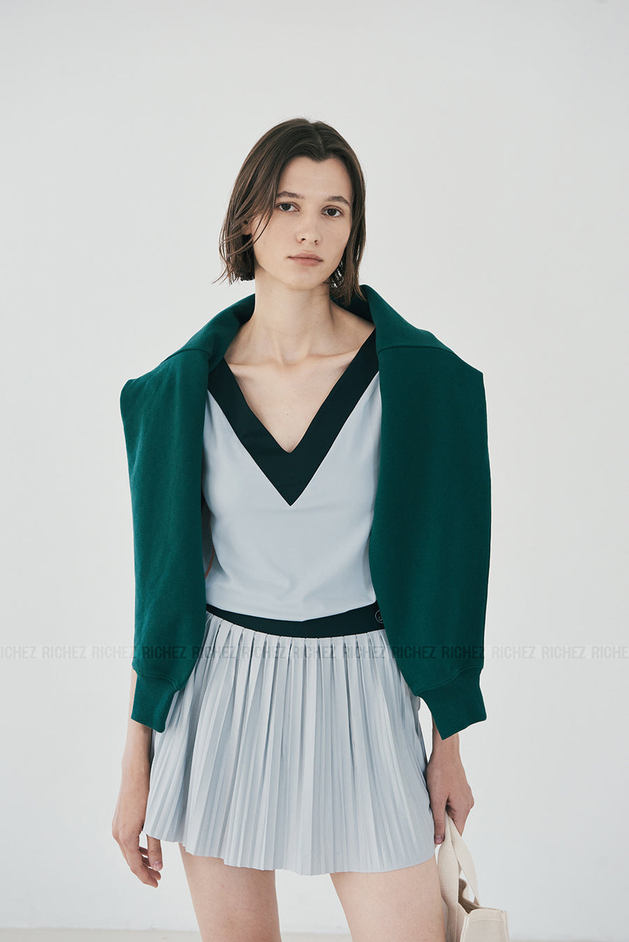 MAUI SKIRT - SILVER GREY