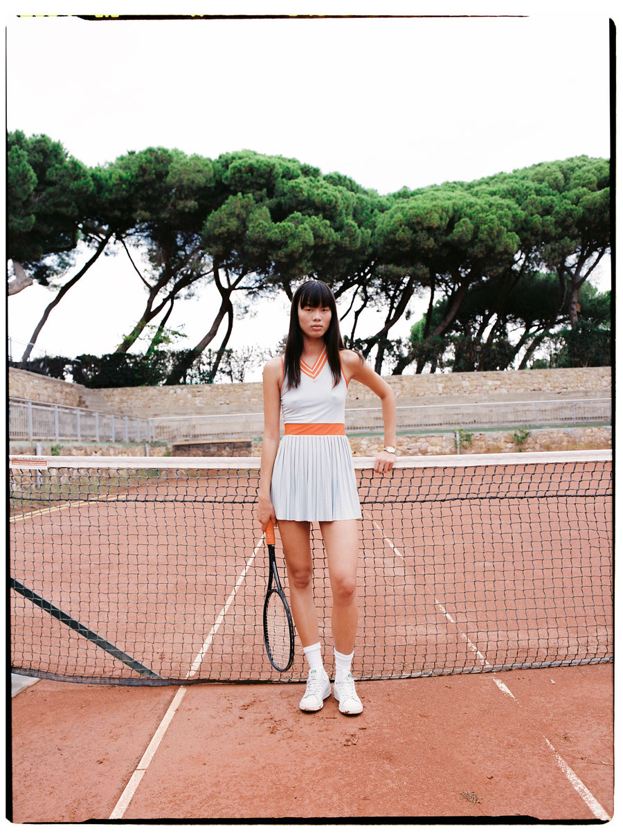 JAGUAR DRESS - SILVER GREY